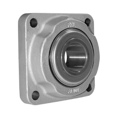 LSQFR 308 TD.H.T.Zn / 4-Loch Flanschlagereinheit mit 3-fach Dg.+Wartung