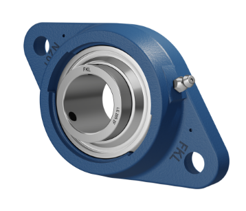 LEN 205 2T / 2-Loch Flanschlagereinheit mit 3-fach Dichtung