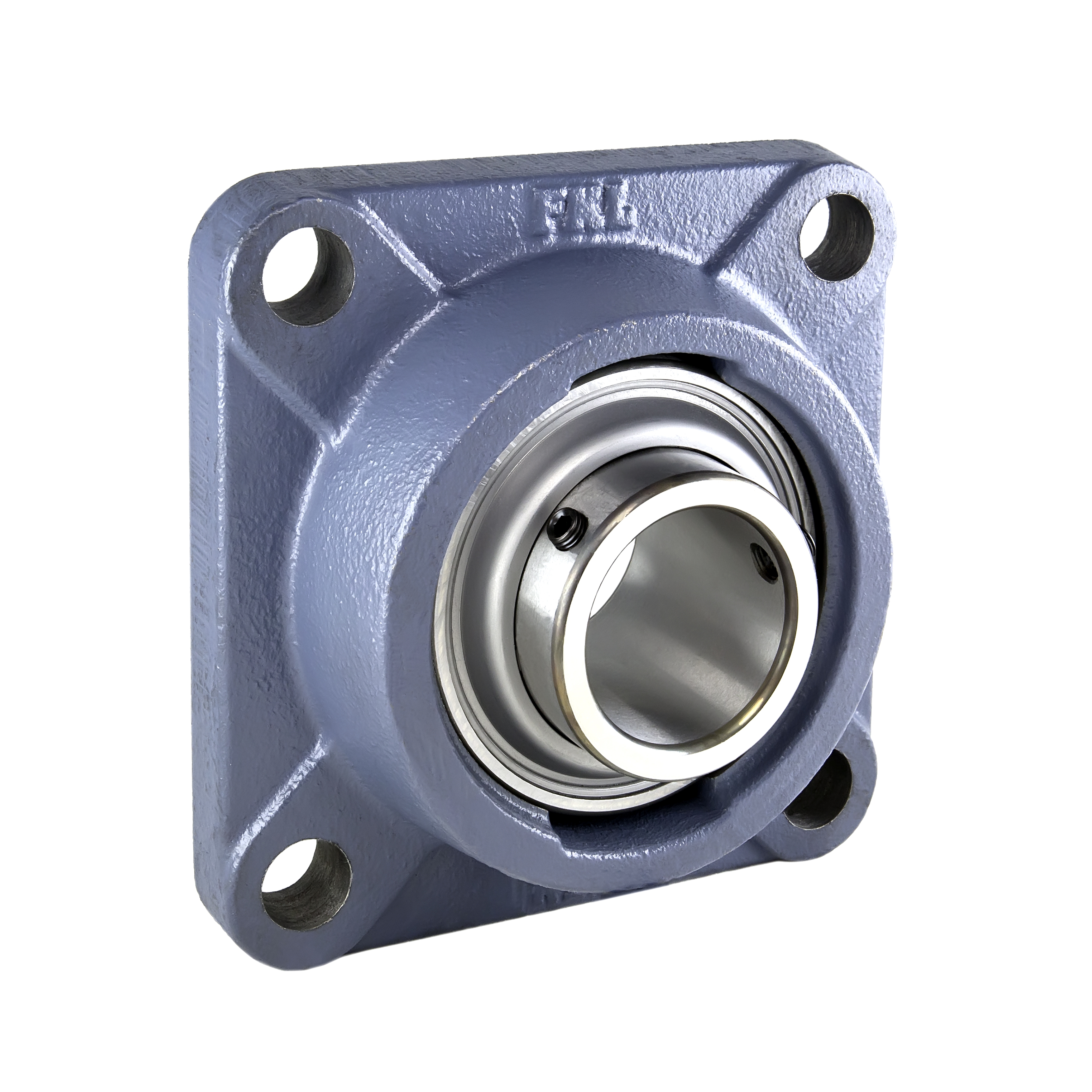 LEFN 209 2T.H / 4-Loch Flanschlagereinheit Sphäroguss + Wartungsfr