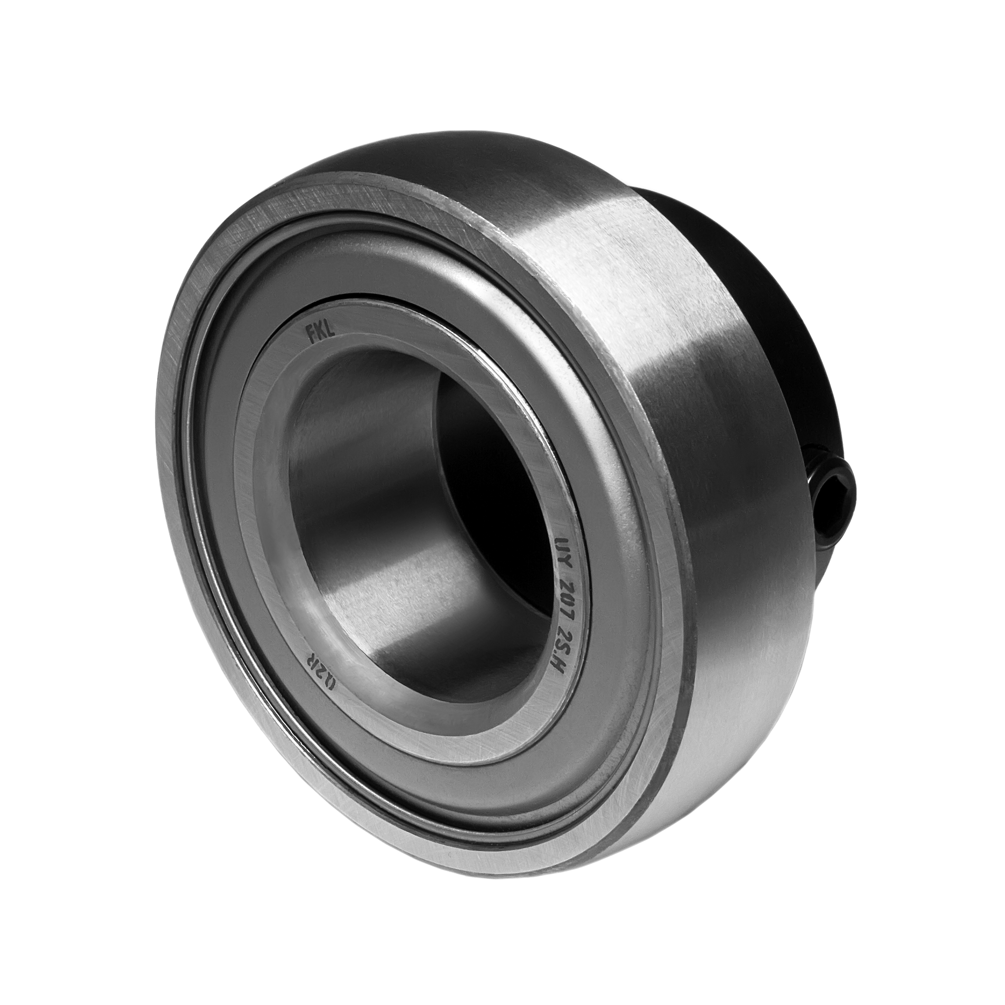 UY 206-104- 2S.H / Lagereinsatz zöllig mit Stellring - wartungsfrei