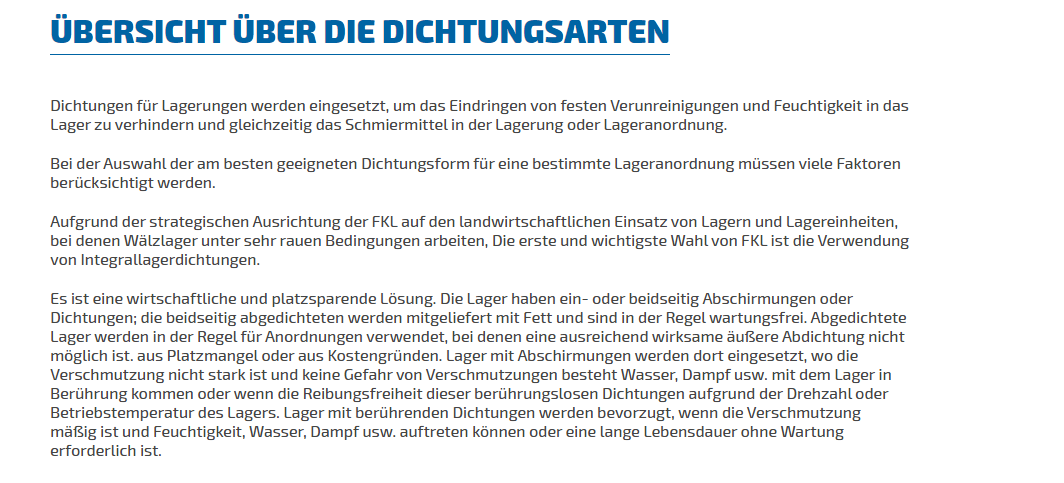 FKL Dichtungsarten - "FKL Logo drücken" /