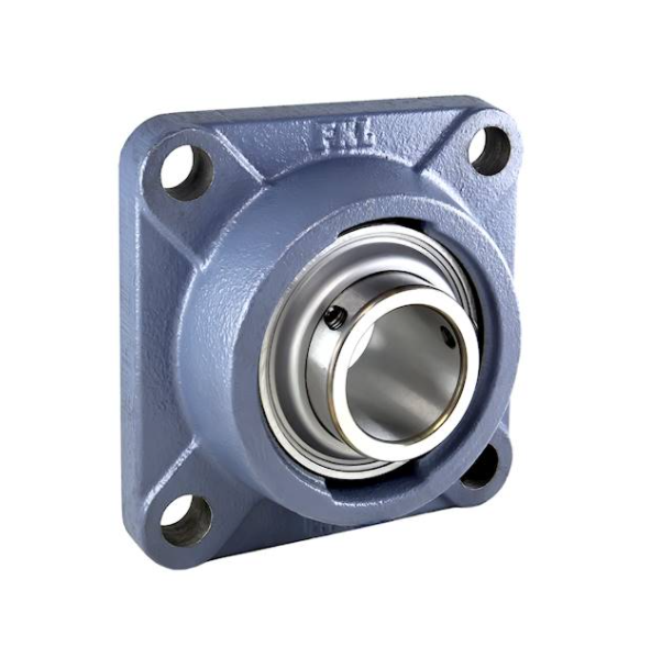 LEFN 207 2T.H / 4-Loch Flanschlagereinheit mit 3-fach Dichtung + S