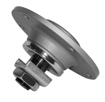 PL-185-M30-L+M30x1,5-LH / 5-Loch Rund Hub links mit Mutter