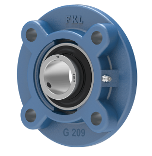 LEG 209 2F / 4-Loch Flanschlagereinh. rund m. ZA