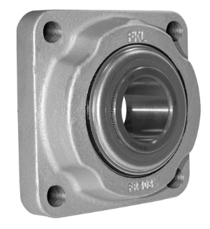 LSQFR 308.TDT.H.T. / 4-Loch Flanschlagereinheit wartungsfrei mit 6-Fach